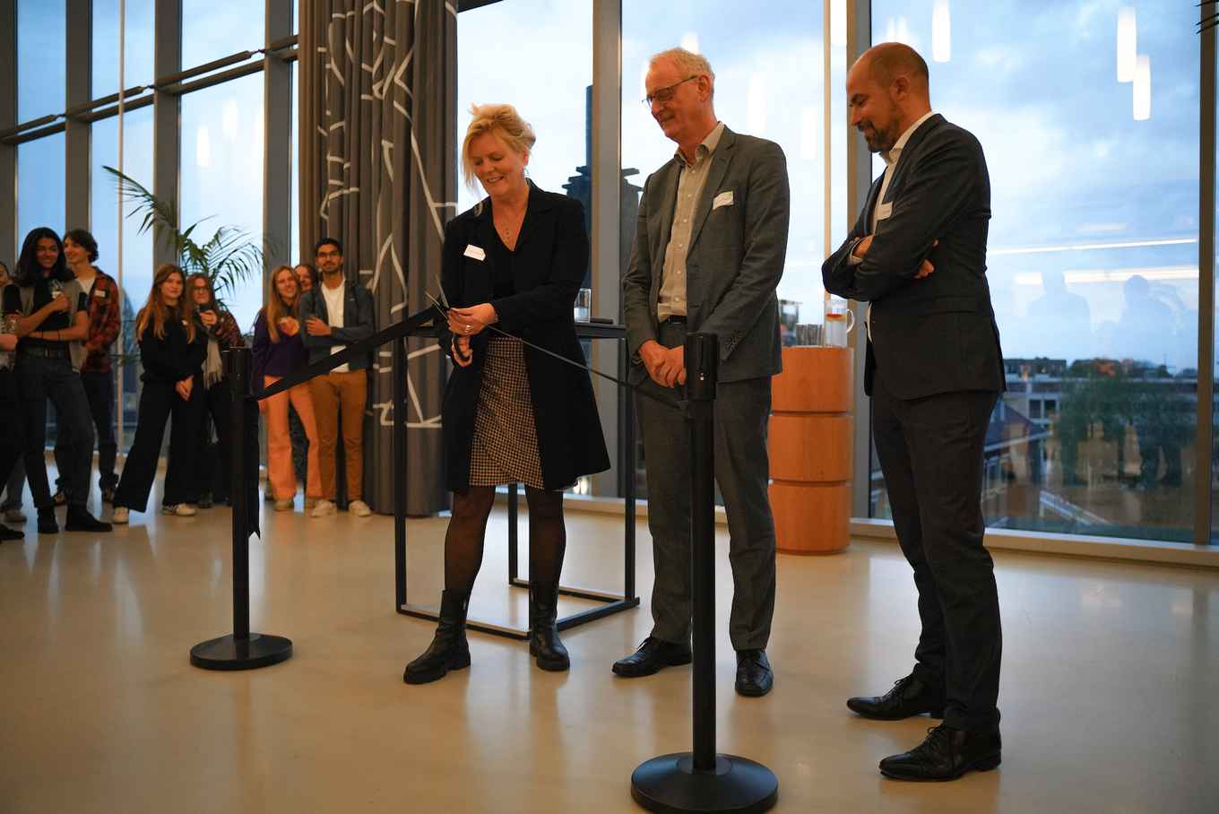 Official opening on November 8 by Agneta Fischer, Dean of the Faculty of Social and Behavioural Sciences, Peter van Tienderen, dean of the Faculty of Science, and Carlos Reijnen, Director of the Graduate School of Humanities.